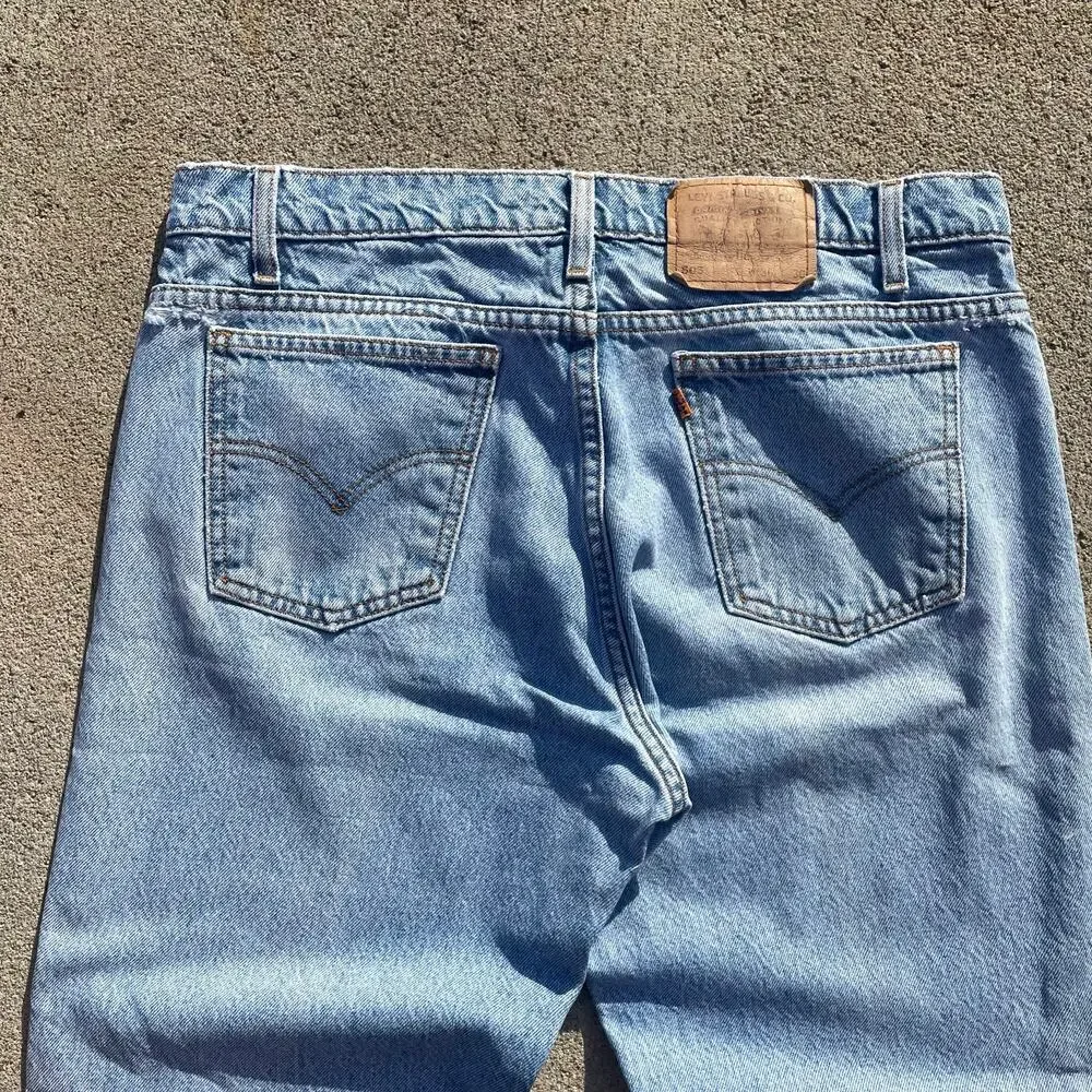 90s Levi’s 505 Orange Tab Straight Leg Denim Jeans 36x29